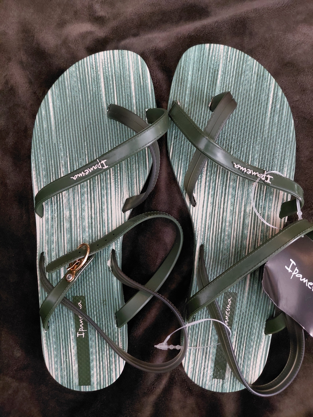 Ipanema Olive Green Strappy Women's Sandals